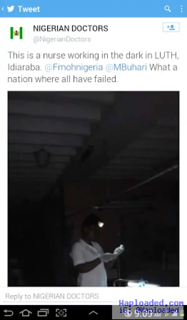 Shameful!!! Nigerian Doctors Tweet The State Of Nigerian Hospitals [See Photo]